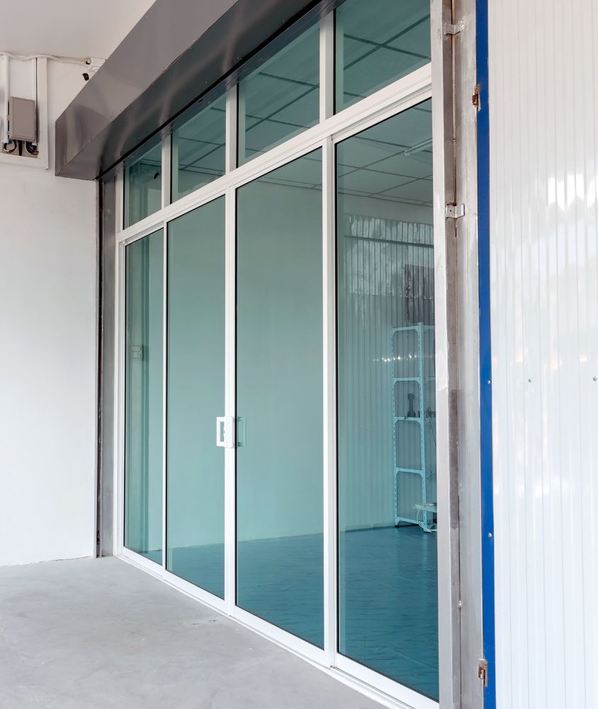 porta de vidro em Pelotas